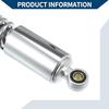 Hihaha Rear Suspension Motorcycle Rear Shock Absorber for Honda CB400ss / Silver, Durable, 1 Pair