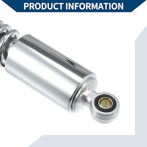 Hihaha Rear Suspension Motorcycle Rear Shock Absorber for Honda CB400ss / Silver, Durable, 1 Pair