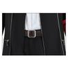 Game P3 Makoto Yuki Cosplay Costume Wig Gekkoukan High School Uniform Embroidery Black Suit Pants Shirt Daily Wearing Gifts