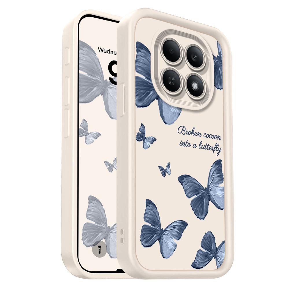Flying Butterflies Phone Case For Xiaomi Redmi Note 15 14 13 12 12S 11 11S 10 Pro Plus 4G 5G Staircase Soft Cover