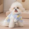 Two Leg Star-Print Scarf Dog Coat Comfortable Dog Velvet Vest Puppy Plush Jacket  Autumn/Winter