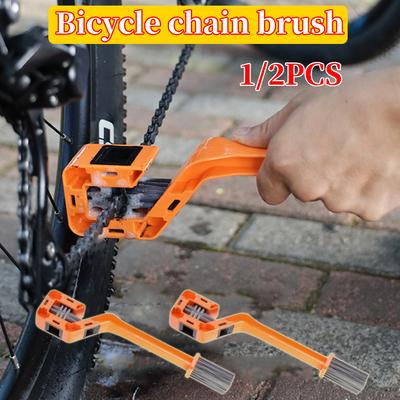 Plastic Chain Gear Grunge Wheel Brush MTB Bicycle Chain Cleaning Brush Portable Bike Motorcycle Cleaning Tool Rim Care Tire