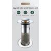 Stainless Steel Odor Proof Bouncing Core Press Type Sink Drain Universal Accessory for Washbasin Washbasin Leak Plug