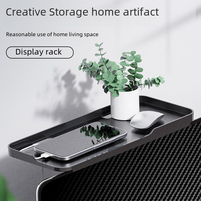 Punch-Free TV & Monitor Storage Rack for Set-Top Box and Router