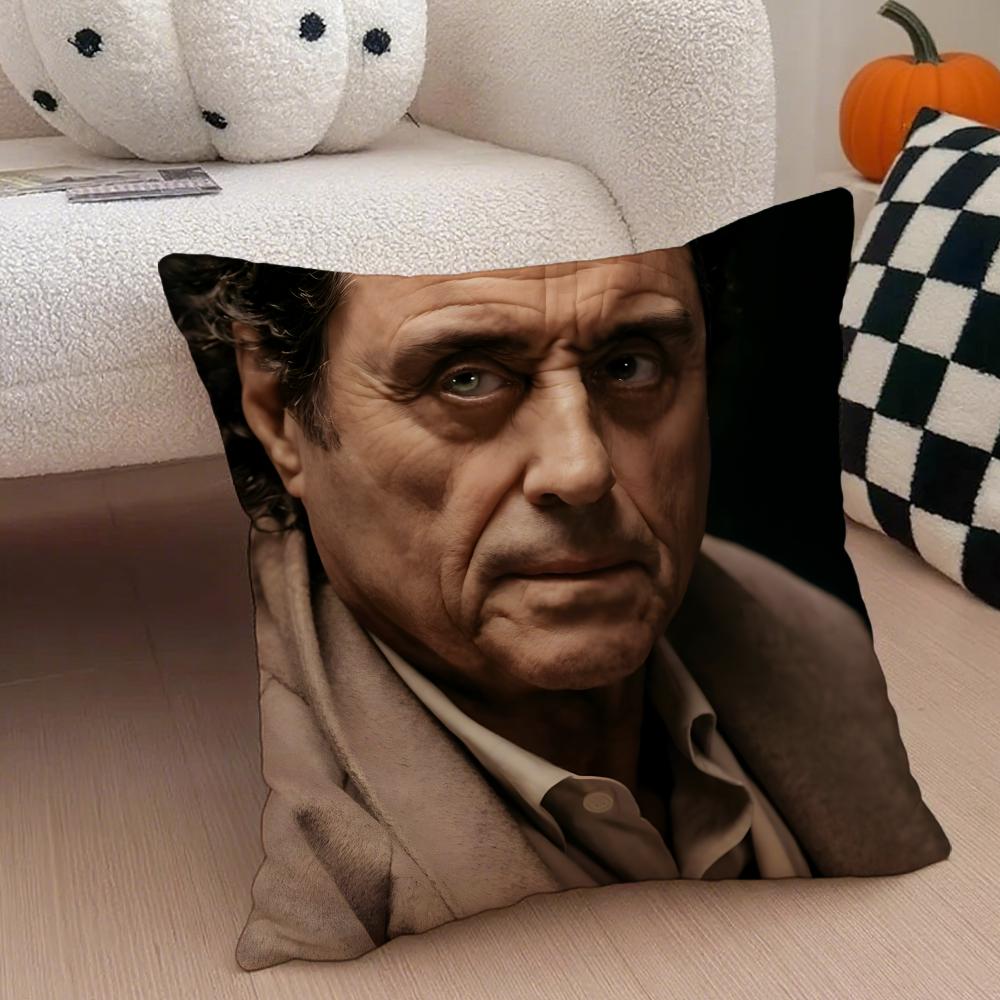 IIan McShane Pillow Movie Star Cushion Cover Throw Pillow Cover Hidden Button Durable Polyester Chair Cushion