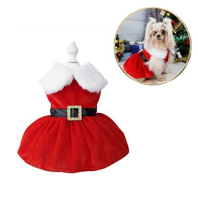Katze Weihnachten Cosplay Winter Outfit Warmer Mantel Weihnachten Hundekleider Tiere Kostüm Hunde Kleidung