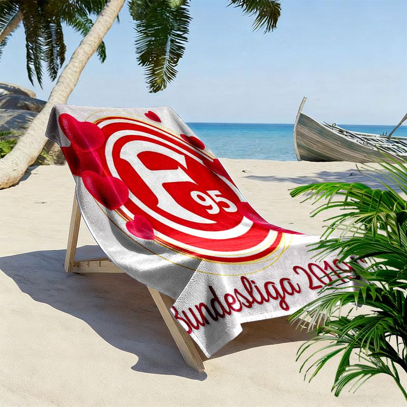 F95 logo Print Beach Towel, Large Soft Quick Dry Towel for Beach Camping Swimming