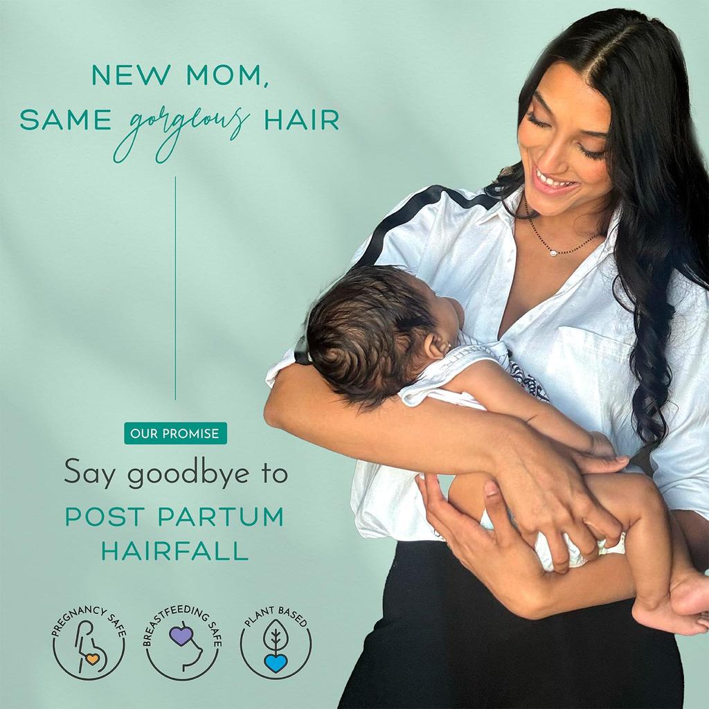 Orimii Postpartum Hair Growth Serum 30ml | Redensyl Root Repair, Prevents Breakage, Lightweight Non-Sticky Formula