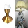 Desk Lamp Holder Fixed Base,Ceramic Bottle Part Metal Lighting Accessories DIY Creative E27 Modified