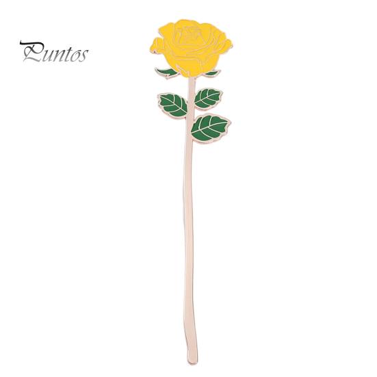 Rose Bookmark Exquisite Metal Book Page Holder Teacher Appreciation Gift for Reading Lovers Valentine's Day