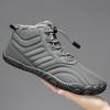 Unisex Winter Boots Men Women Waterproof Snow Cotton Boots Women Sneaker Men Barefoot Warm Fur Anti Slip Trekking Hiking Shoes