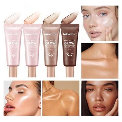 Bright Liquid Foundation, Natural Luster, Brightening, Moisturizing, Lasting Concealer, Bright Liquid Foundation