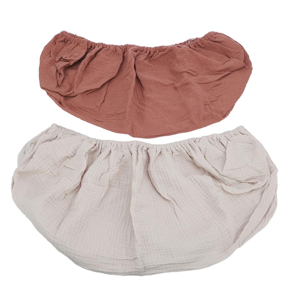 2 szt. Pokrowiec na podkładkę do przewijania Miękki Oddychający Pokrowiec na podkładkę do przewijania w jednolitym kolorze Prześcieradła na podkładkę do przewijania dla dziecka