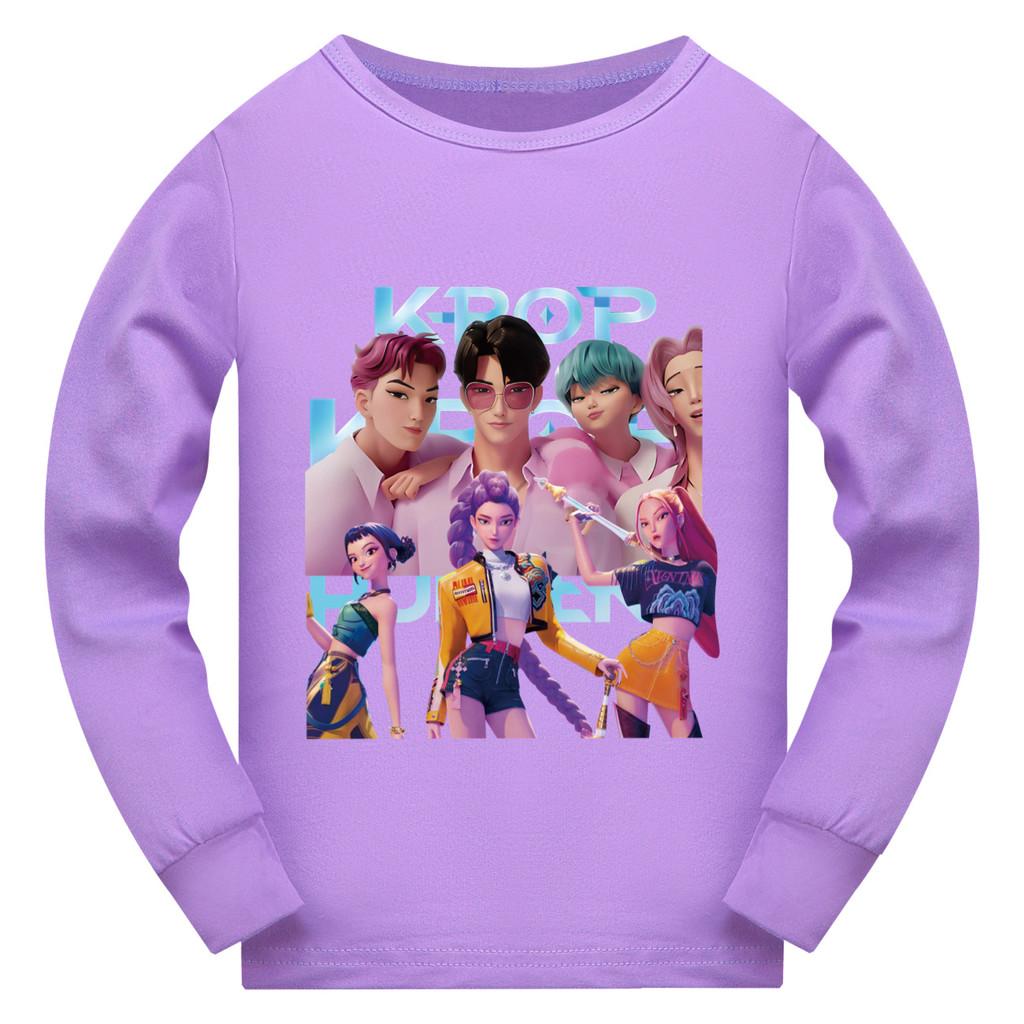 5056 Kids Girls Sajaboys Rumi Zoey Mira Super Star Print Long Sleeves T-Shirt