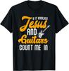 If It Involves Jesus And Guitars Christian Guitar Player T-Shirt