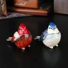 New Bird Mandarin Duck Jewelry Box Metal Alloy Jewelry Box High Value High-end Flip Anti-Grey Enamel Jewelry Box