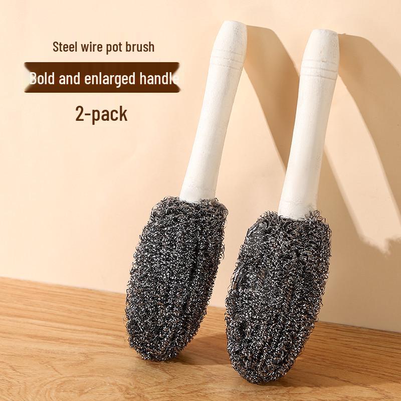 

Stainless Steel BBQ Grill Brush with Wooden Handle – Free Shipping for Newcomers