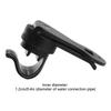 Black Water Tube Clip Durable Backpack Bladder Clip  Drinking Tube Holder Outdoor Accessories Bike Tube Clip