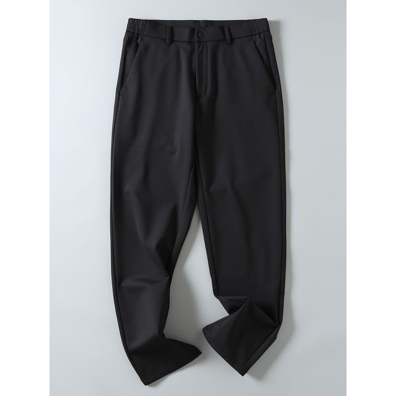 Original Export Wool Anti-Wrinkle Non-Iron Stretch Breathable Loose Straight-Leg Business Casual Pants for Men Autumn Season