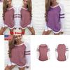 Usa Women Ladies Long Sleeve Casual Tops Shirt Fashion Crew Neck Blouse With Stylish New Design