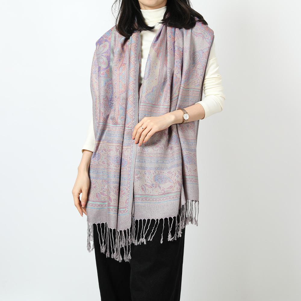 Jacquard cashew scarf shawl women's headscarf spring and autumn thin scarf