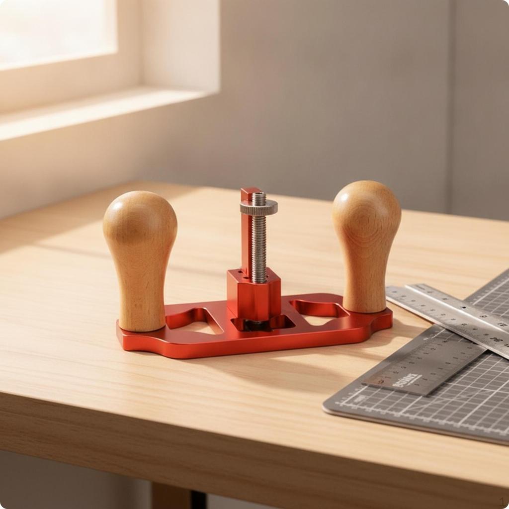 Hand Router Plane Adjustable Aluminum Alloy Grooving Tool for