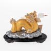 Seto Pottery Company 2024 Year of the Dragon Figurine, Compact, New Year's Decoration, Good Fortune, Cloud Sea Golden Dragon Demon-Repelling Arrow, Ex