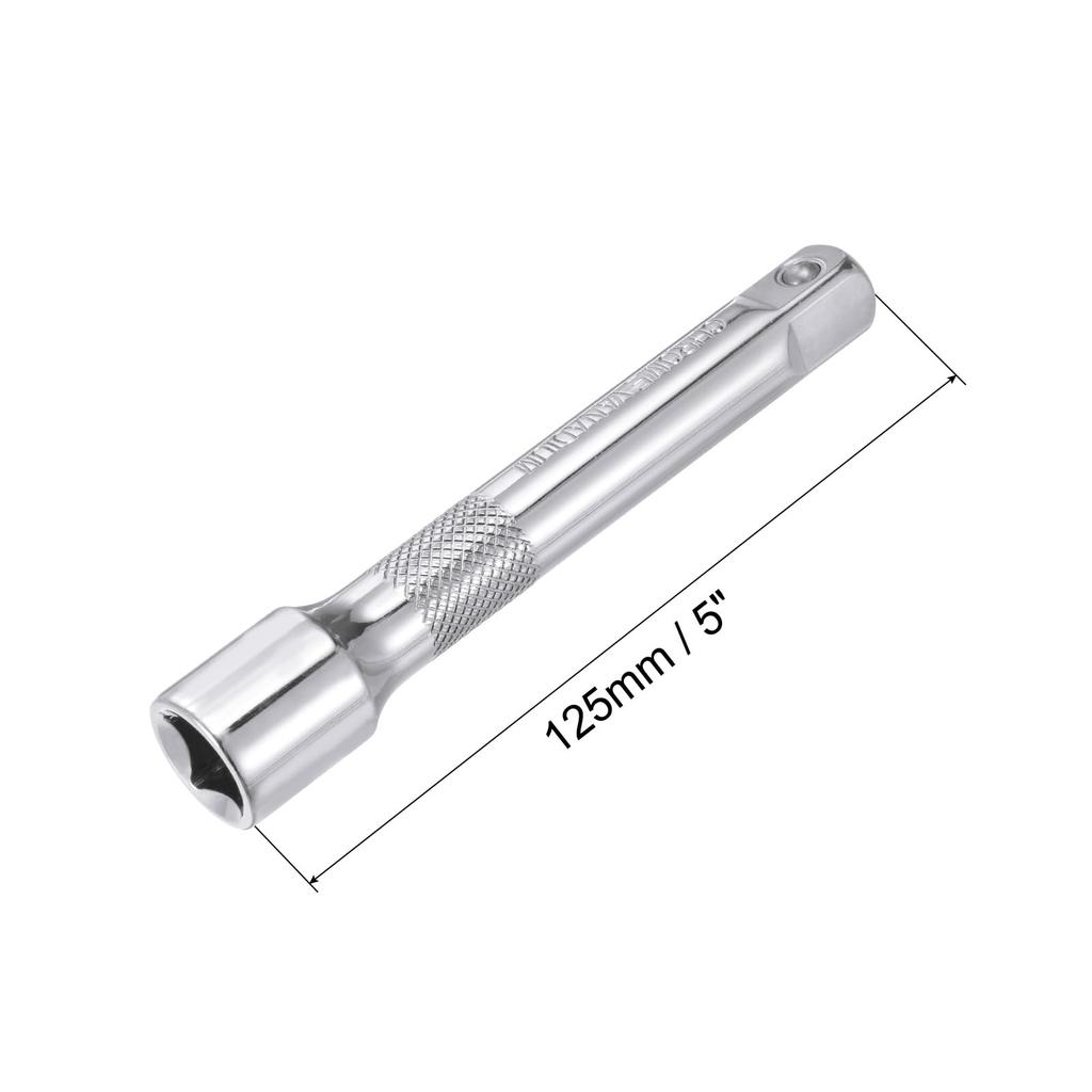 Uxcell 3-Piece Set 1/2" (F) To 1/2" (M) 5" Drive Ratchet Socket Adapter Extension Bar