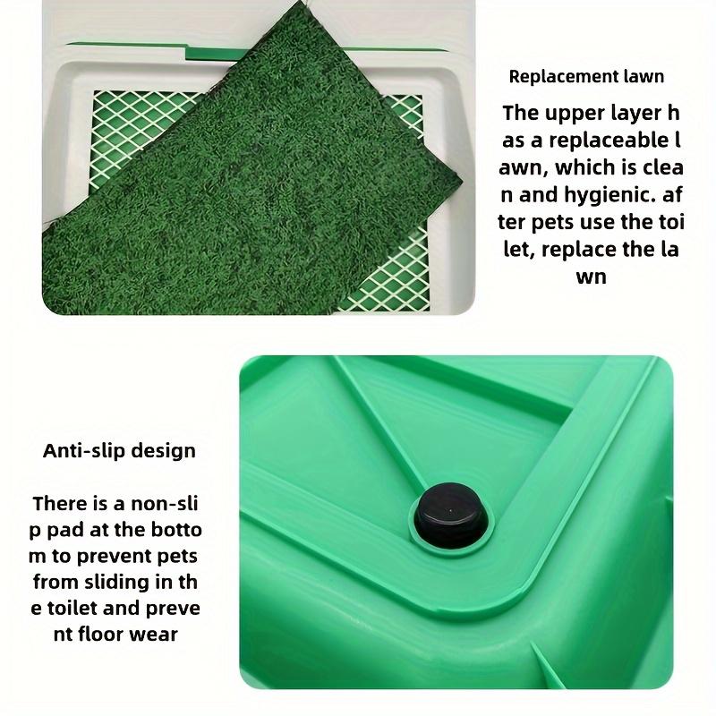 Reusable Silicone and PP Leak-Proof Dog Potty Training Pads - Indoor Pet Toilet featuring Grass Surface ideal for Easy Cleaning Hygien Pup