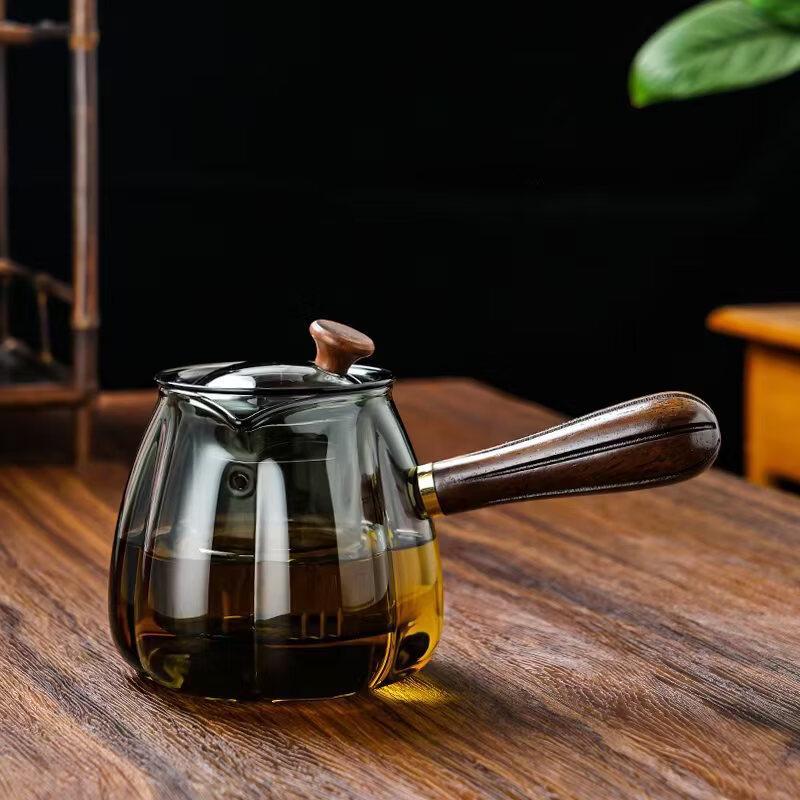 Hanyou Side Handle Glass Tea Pot