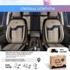 LONDON SERIES BRITISH SPECIAL JACQUARD FABRIC CAR SEAT COVER Beige Black Breathable Fabric