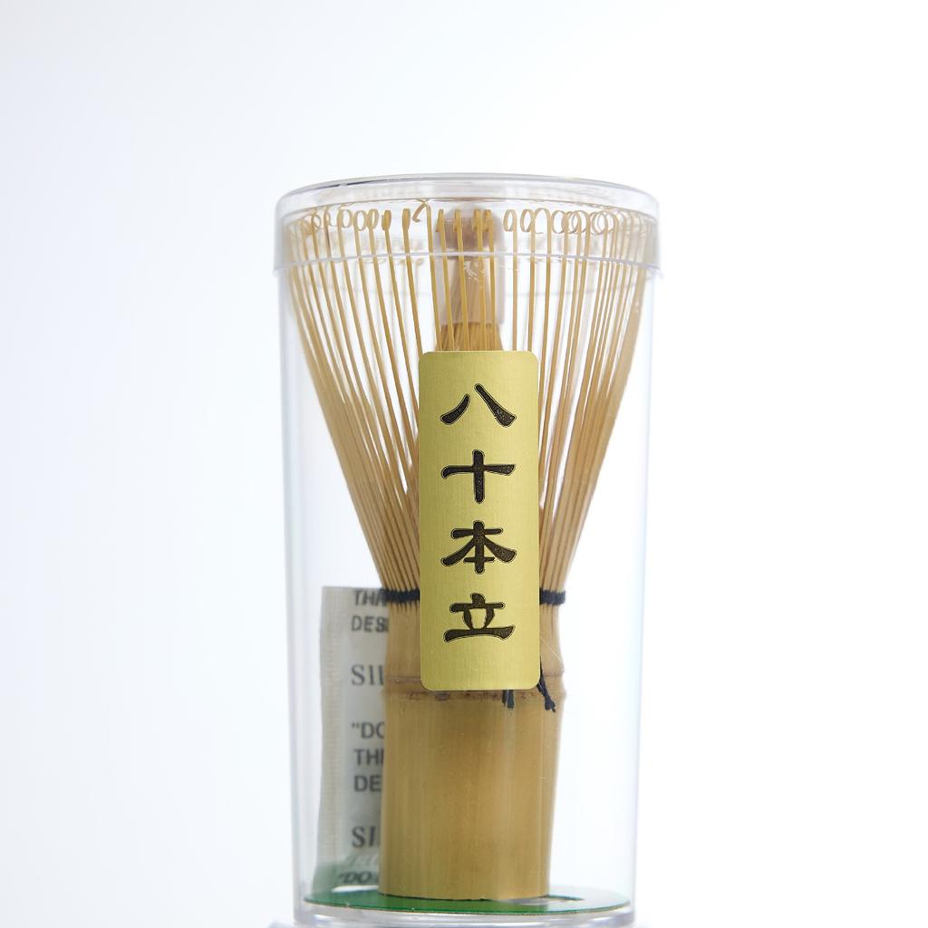 1/4Pcs Matcha Whisk Set Handmade Purple Bamboo Whisk Traditional Tea Scoop Deep Scoop Tea Strainer Clear Whisk Storage Holder