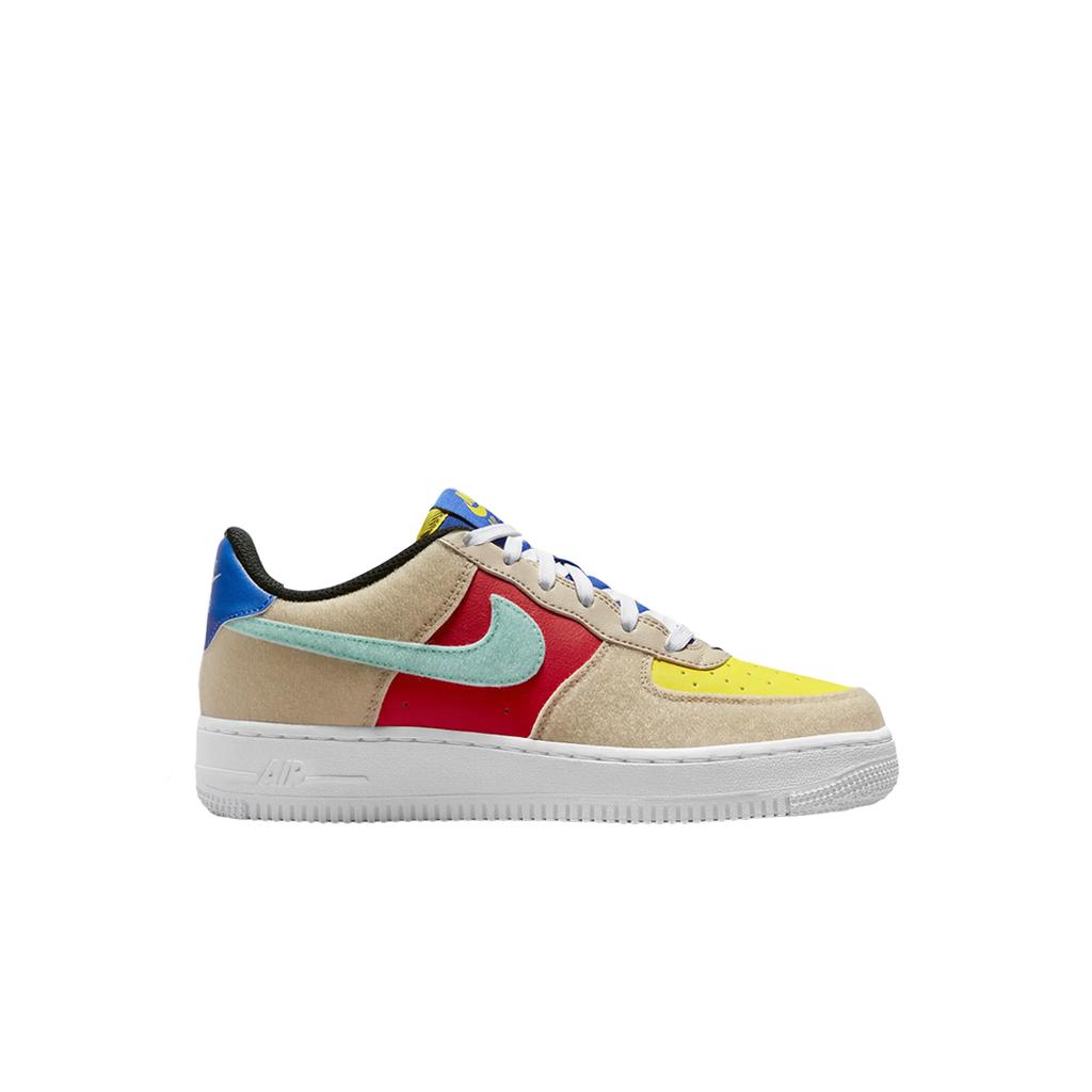 (gs) Nike Air Force 1 Lv8 Sanddrift Emerald Rise