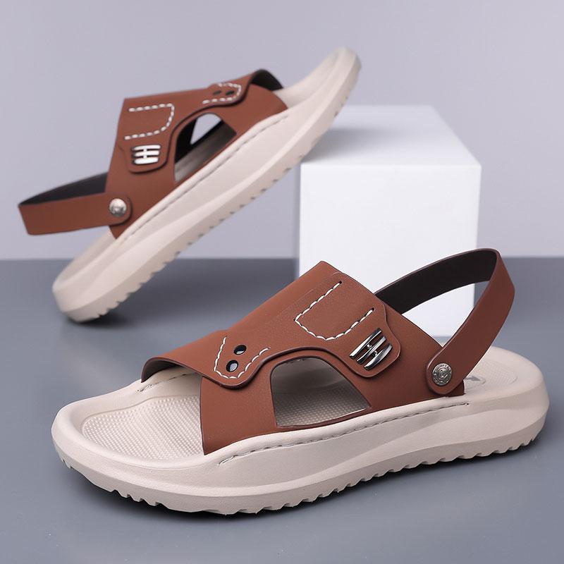 Fashion Thick Sole Comfort Casual Sandals Summer Outdoor Soft Sole Anti Slip Waterproof Beach Shoes Fashion Breathable Sports Slippers