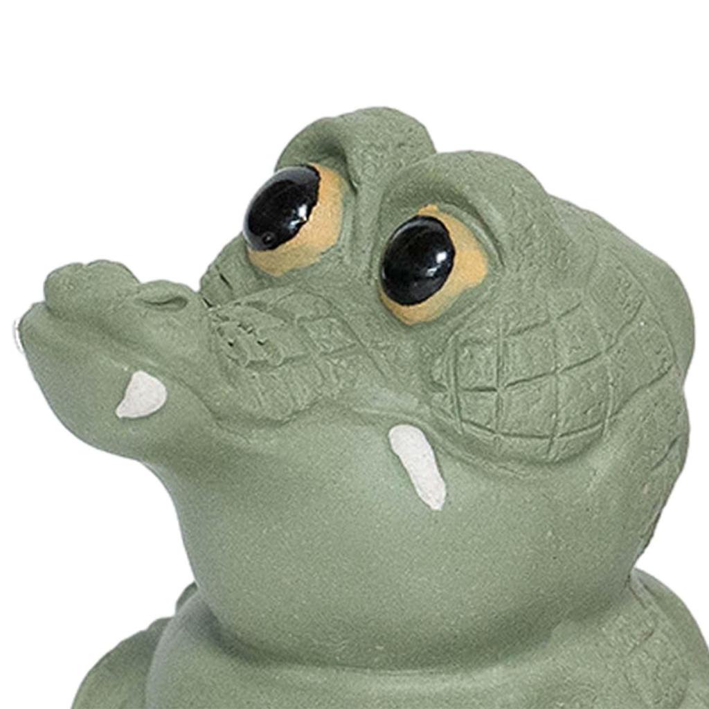Crocodile Figurine Statue Tea Pet Sculpture Collectible Desktop Ornament Animal