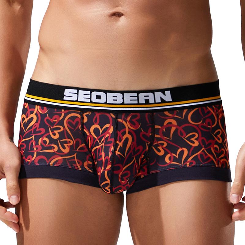

SEOBEAN Men s Sexy U-Pouch Lightweight Sports Boxer Briefs XL чорний
