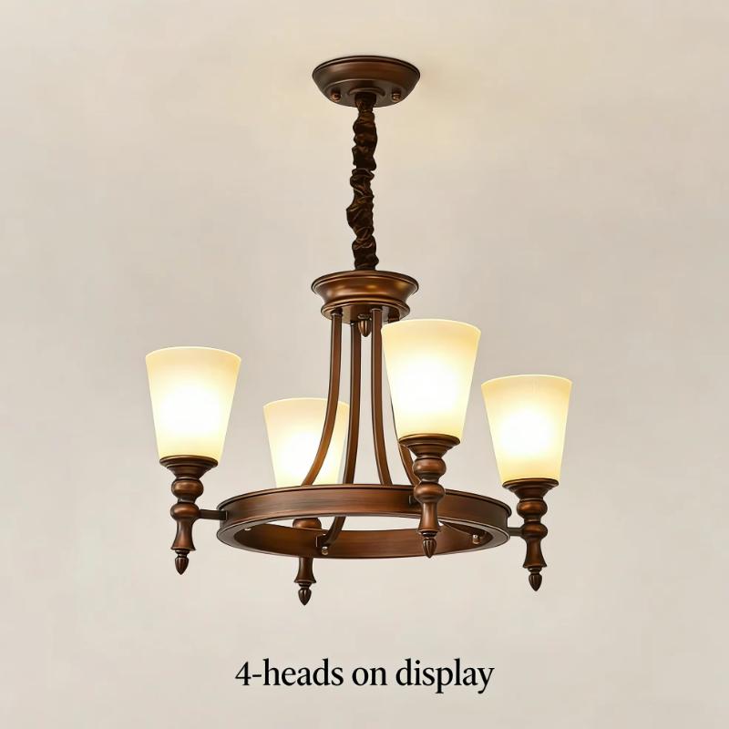 Retro Led Pendant Light Home Decoration Living Room Master Bedroom Dining Room Kitchen Hotel Light Fixture