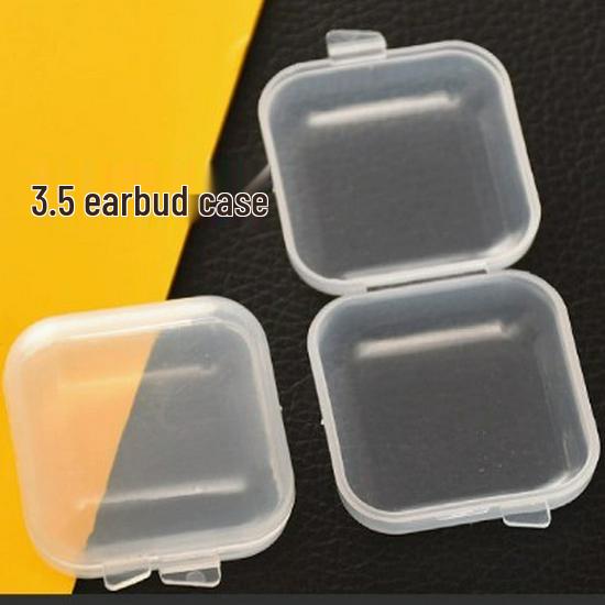 Transparent PP Rectangular Storage Box for Items and Desktop Organization