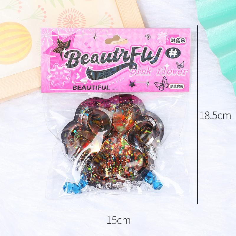 

Звездное небо Большая кошачья лапка Мягкая игрушка-фиджет Мягкая игрушка для снятия стресса с медленным отскоком Подарок для снятия стресса Игрушка-кошачья лапка 6