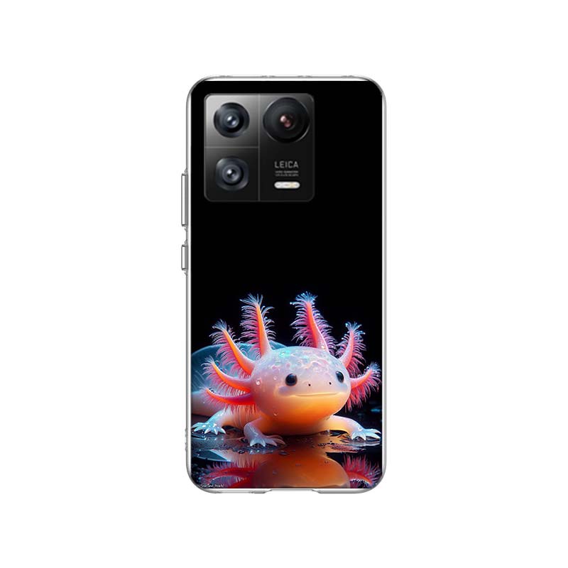 Smiling Salamander Phone Case For Xiaomi Poco F7 Ultra X7 X6 M8 M7 M6 M4 M3 Pro X4 Mi 15 15T 14 14T 12T 12S 10T Pro 12 11 Lite C