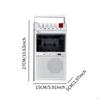 Portable Cassette Player Built in Speaker Birthday Gift Speakers Professional Pocket Stereo Tape