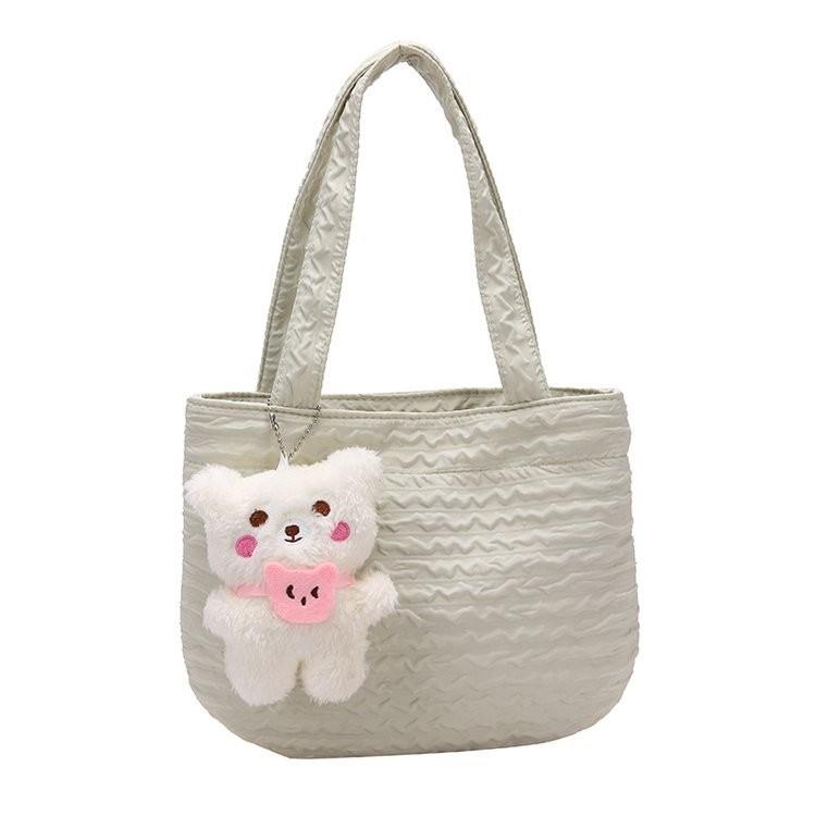 Borsa a Spalla Singola in Corda di Cotone per Vacanze al Mare e Uso Quotidiano