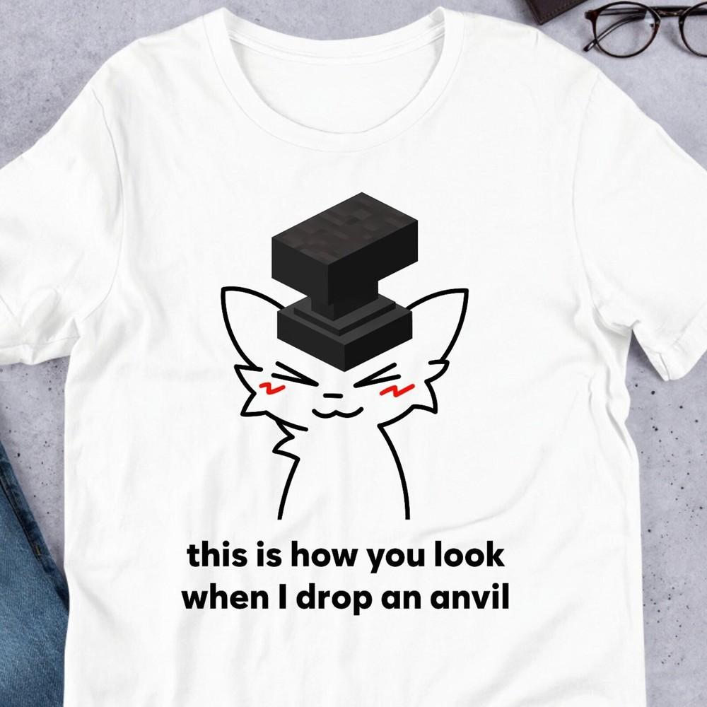 Boykisser Anvil Meme, Funny Furry Meme Shirt, Femboy Shirt, Bisexual LGBTQ Pride Unisex T-Shirt S