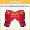 Tiger Flame Print Childrens Boxing Gloves Pu Cover For Kids And Teens With Shock Absorption For Martial Arts Practice