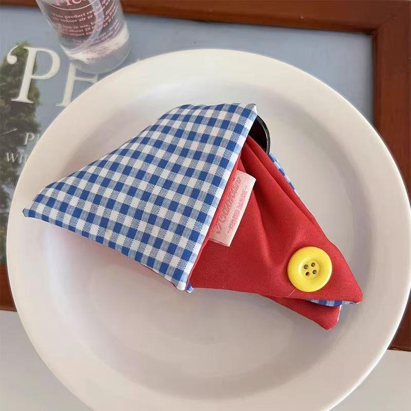 

Korean Fashion Striped Triangular Hair Claw Women Girl Updo Back Head Shark Clip Sweet Elegant Ponytail Hairpin Hair Accessories