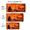 Halloween Cute Ghost Black Cat Pumpkin Forest Gaming Mouse Pad Non Slip Rubber Stitched Edge Mousepad Large Keyboard Desk Mat