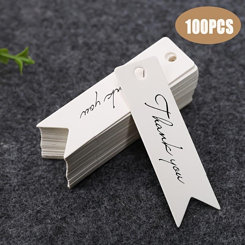 Hanging Gift Tags, Paper Kraft Tags With Letter "Thank You " For Arts And Crafts, Weddings, Birthday, Parties, Holiday Etc
