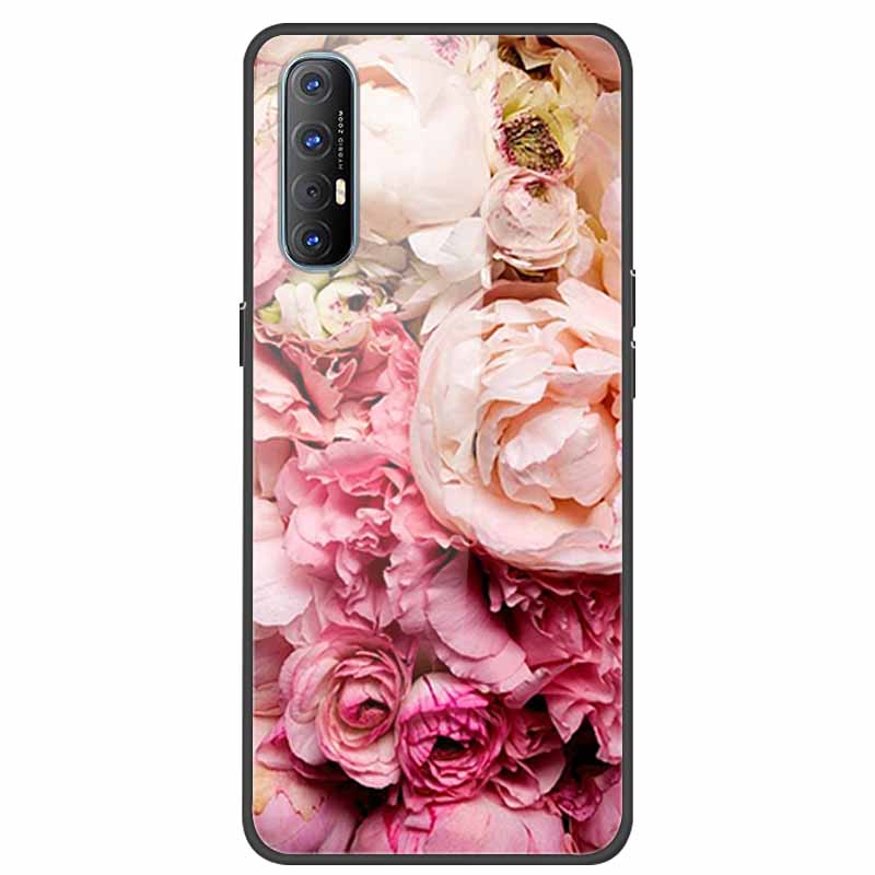 Glass Case For Oppo Reno 3 Pro 5G Case Soft Bumper Hard Tempered Glass Back Cover For Oppo Reno3 Pro 2019 Phone Case Funda Bag