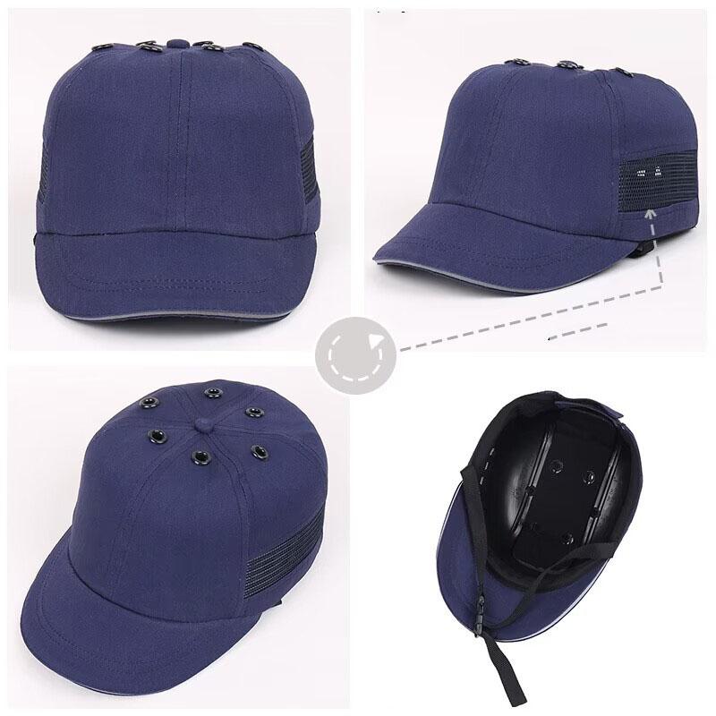 Work Safety Bump Cap Anti-Collision Hard ABS Inner Shell Protective Helmet for Home Work Factory Carrying Head Protection