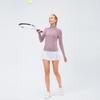 New Women'S T-Shirt Quick Drying Jacket Long Sleeved Yoga Sportswear Fitness Running Slim Fit Top Half Zip Hoodie
